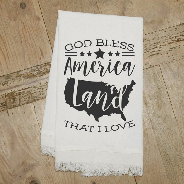 Second Nature God Bless America Land that I Love Kitchen Towel Pack of 6 Second Nature God Bless America Land that I Love Kitchen Towel Pack of 6