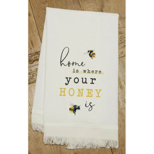 Second Nature Home Is Where Your Honey Is Kitchen Towel MSTWLNR091 Pack of 6 Second Nature Home Is Where Your Honey Is Kitchen Towel MSTWLNR091 Pack of 6