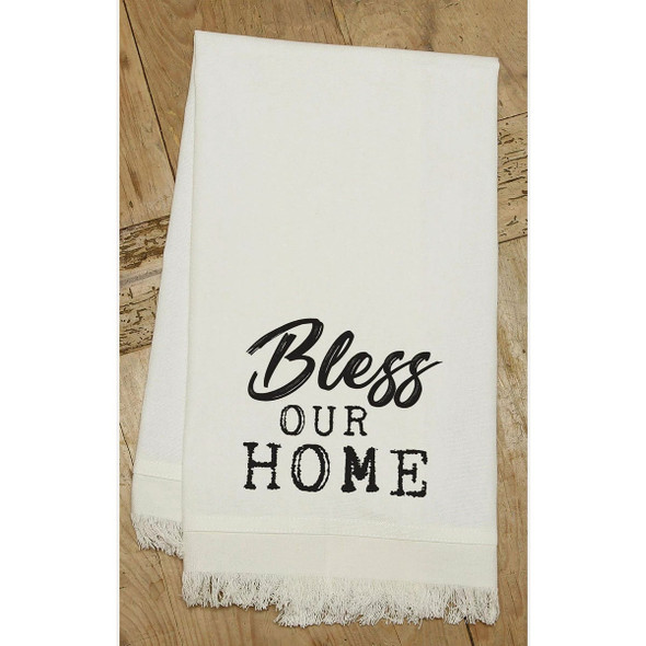 Second Nature Bless Our Home Kitchen Towel MSTWLNR093 Pack of 6