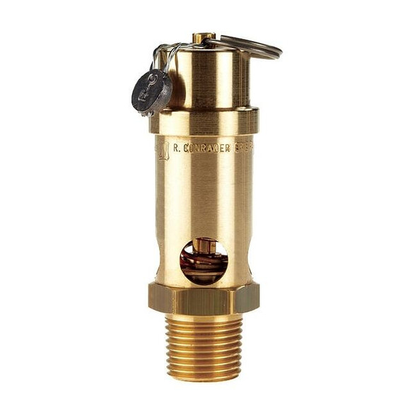 Conrader Safety Valve,Brass Ball SRV530-1/2-CE-150