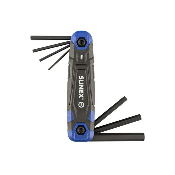 SAE/Metric/ 17 Piece Folding Hex Key Set 98517F