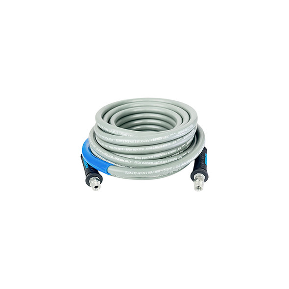 BluShield Double Wire 3/8in X 100ft 6K PSI Pressure Washing Hose PWDW38100
