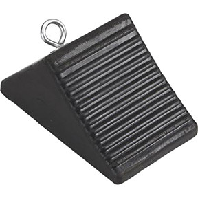 Blubird Rubber Wheel Chock with Eye Bolt BBRWC02