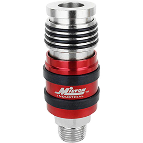 2 in ONE Universal Safety Exhaust Industrial Coupler 1/2" NPT x 1/2" Body Flow S-1774 2 in ONE Universal Safety Exhaust Industrial Coupler 1/2" NPT x 1/2" Body Flow S-1774