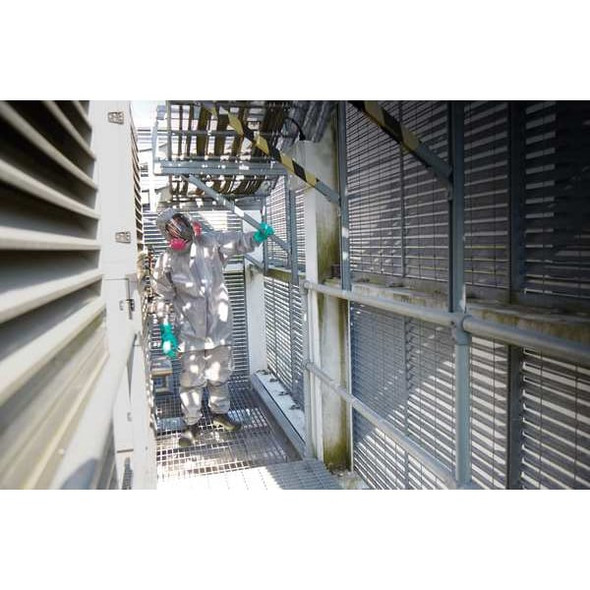 3m Coverall,3XL,Gray,Non-Porous Film Lam 4570-3XL