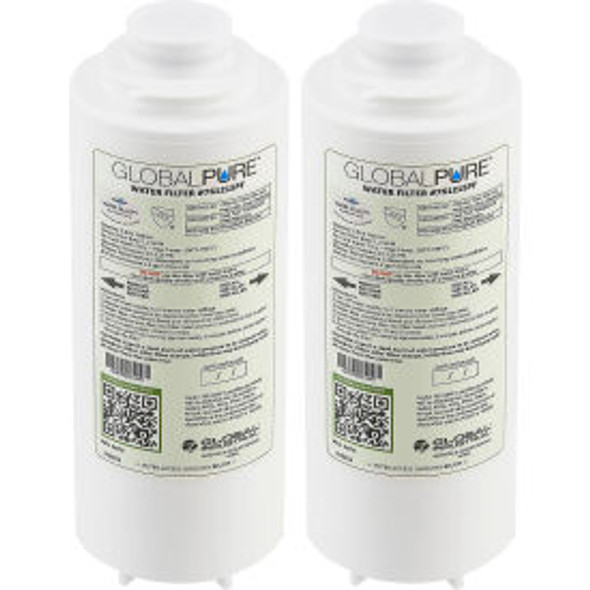GlobalPure Replacement Water Filter PFAS & Microplastic 3600 Gallon Capacity 2/P