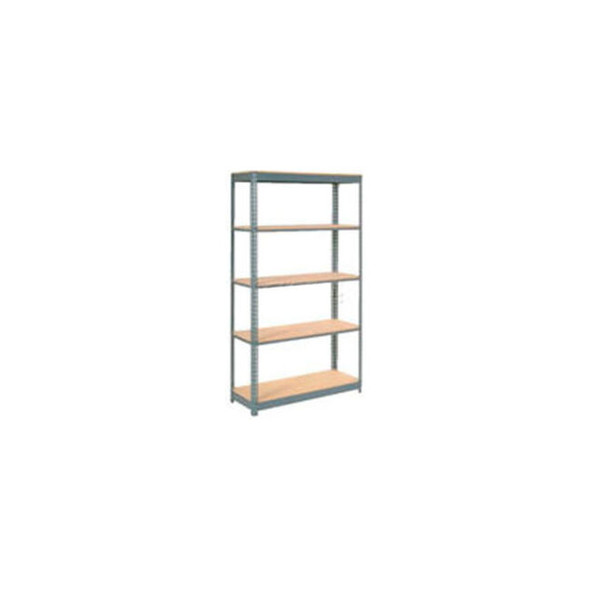 Global Industrial 5 Shelf Standard Duty Boltless Shelving Starter 48""Wx12""Dx96