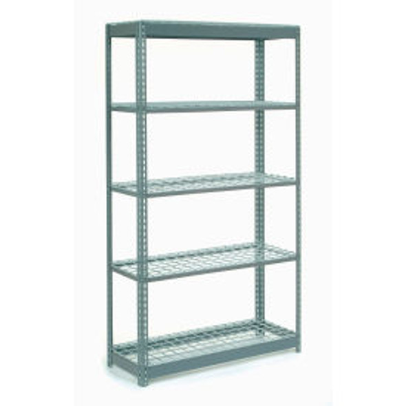 Global Industrial 5 Shelf Standard Duty Boltless Shelving Starter 48""Wx18""Dx72