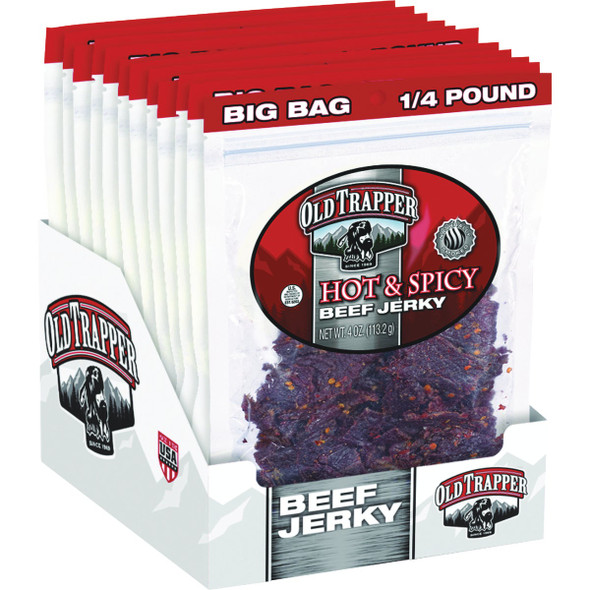 Old Trapper 4 Oz. Spicy Beef Jerky