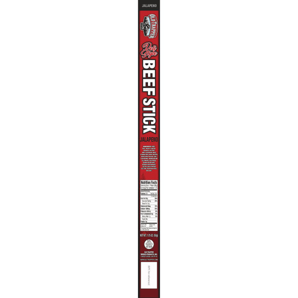 Old Trapper Jalapeno Individual Deli Stick Jerky 30240T Pack of 26