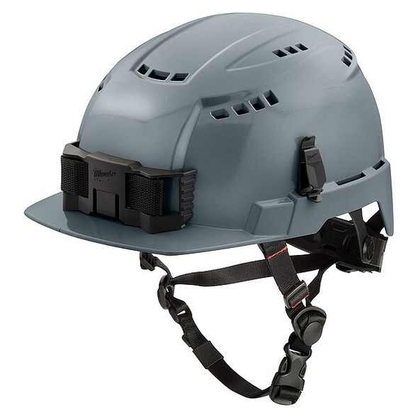 Milwaukee Tool BOLT Gray Front Brim Vented Helmet with BOLT - Class C 48-73-1336