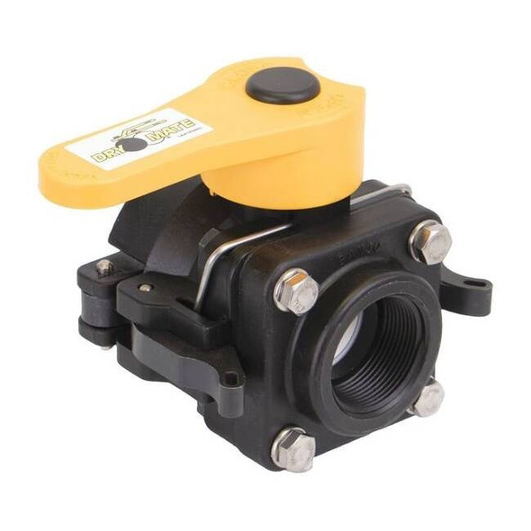 Banjo Manual 2-Way Ball Valve,NPT,Polypro DM150D