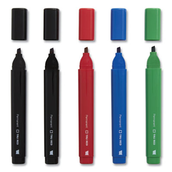 TRU RED™ MARKER,PERM,TANK,5,AST TR54526-CC