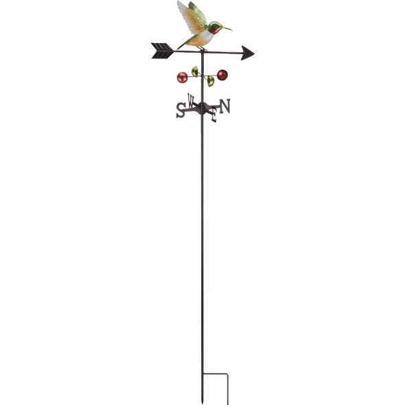 Regal Art & Gift Ruby Throated Hummingbird Weathervane Stake 13612