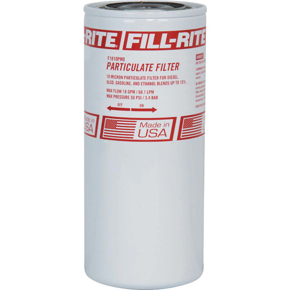 Fill-Rite 25 GPM 10 Micron Particulate Spin-On Filter F1810PM0