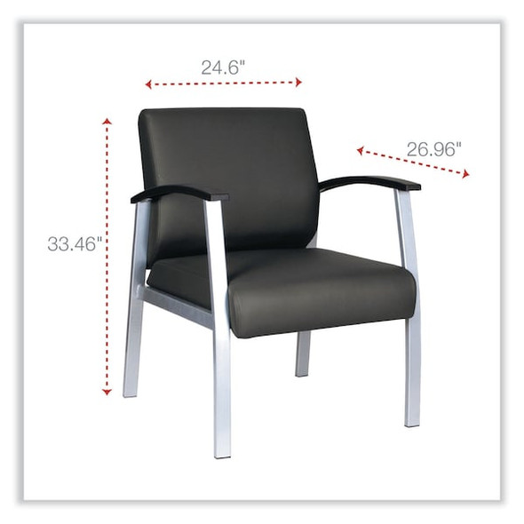Alera MetaLounge Series Mid-Back Guest Chair,2 ALEML2319 Alera MetaLounge Series Mid-Back Guest Chair,2 ALEML2319