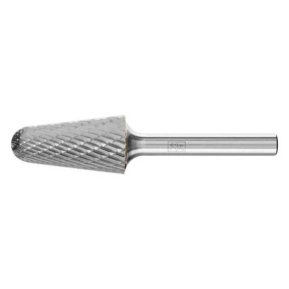 Carbide Bur - 14 Degree Taper, DBL Cut - 5/8" x 1-5/16" x 1/4" Shank - SL-6