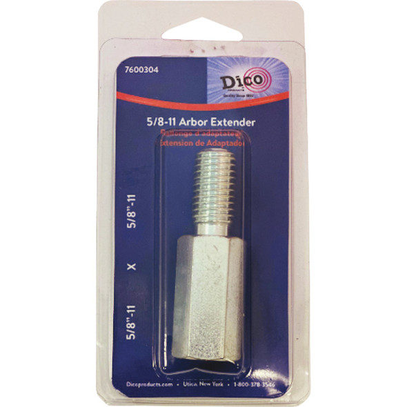 Dico 5/8 In.-11 x 5/8 In.-11 Angle Grinder Arbor Extender 7600304