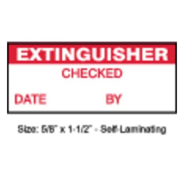 Stranco Inspection Label, ENG, Maintenance, PK350, TCSL2-10905 TCSL2-10905