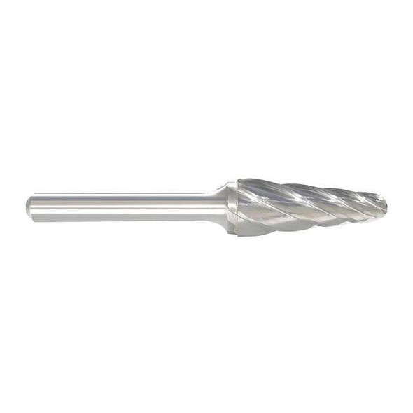 Manufacturer Varies Carbide Bur,Taper Radius,5/8,1/4 Shank 310-003007