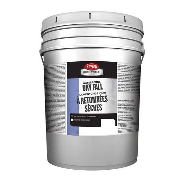 Krylon Industrial Paint,Waterborne Resin,White,5 gal. Size K000Z5910-20