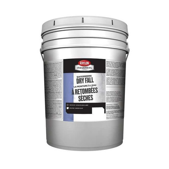 Krylon Industrial Paint,Waterborne Resin,White,5 gal. Size K000Z5910-20