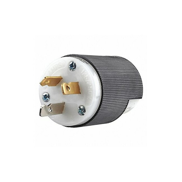 Bryant Straight Blade Plug,Black/White,2.0 HP 9151N Bryant Straight Blade Plug,Black/White,2.0 HP 9151N