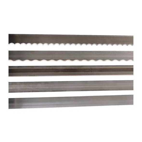 Band Saw Blade, 10 ft. 4" L, 5/8" W, 7 TPI, Carbon Steel, 0.022" Thick