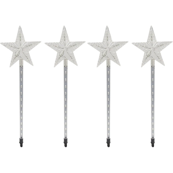 Alpine 25 In. LED Shooting Star Garden Stake (4-Pack) COR220-4 Alpine 25 In. LED Shooting Star Garden Stake (4-Pack) COR220-4