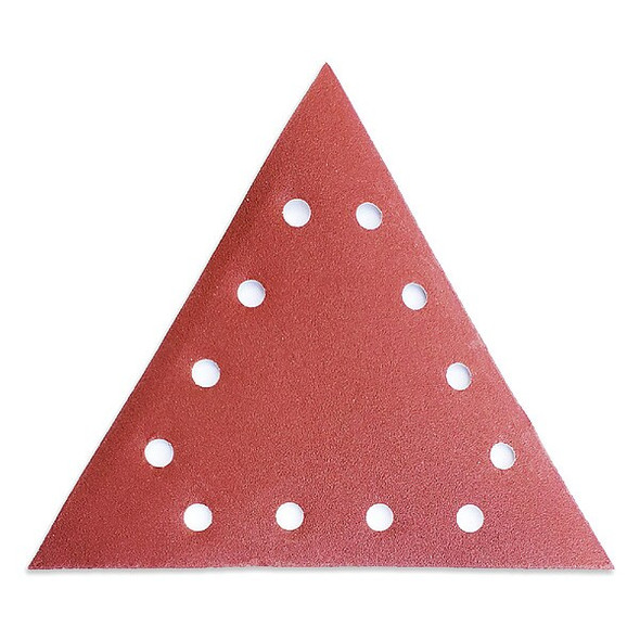 Drywall Sanding Triangle, 12 Hole, Aluminum Oxide, 80 Grit, Coated Type, SDT