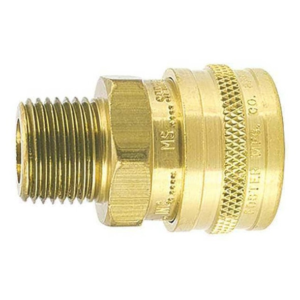 Straight Thru Socket Brass Brass Socket,1/2" MPT, MPT X Female Socket