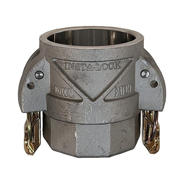 Insta-Lock Coupler with Locking Arms,2 x 2In,250psi QCG-D200