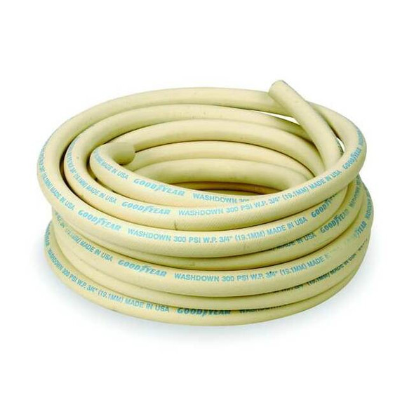 Continental 1/2" ID x 50 ft EPDM Bulk Washdown Hose WT 20091536