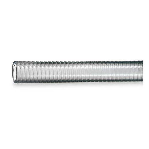 Continental 2" ID x 100 ft PVC Bulk Food Hose Clear, Bend Radius: 8" 20013332