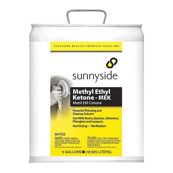 Sunnyside Methyl Ethyl Ketone,5 gal. 847G5