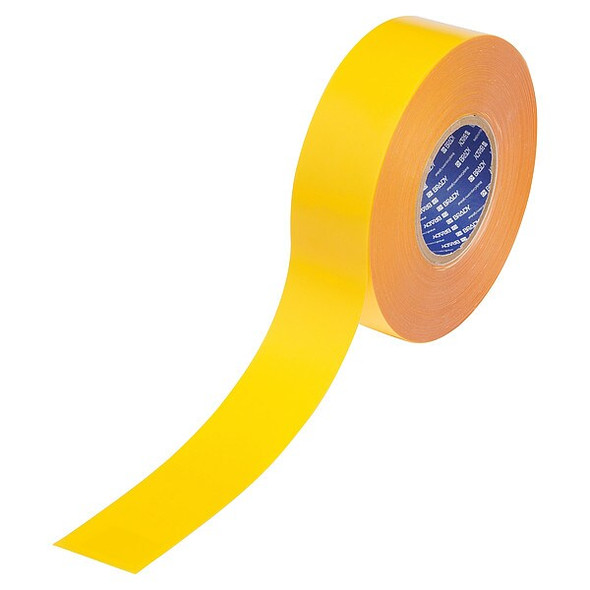 Brady Floor Marking Tape,Ylw,2"W,100ft 177015