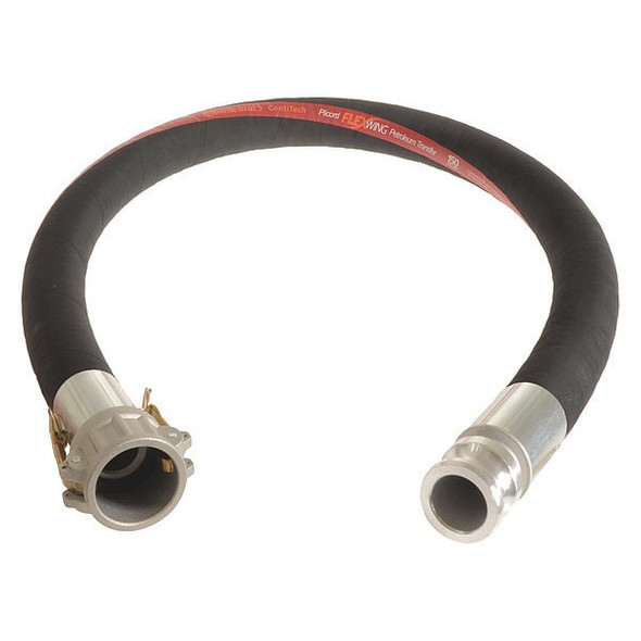 Continental Petroleum Transfer Hose,2" ID x 5 ft. PTH200-05CE-G