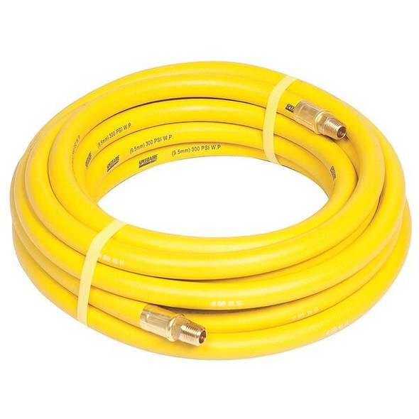 1/4" x 50 ft Nitrile Coupled Multipurpose Air Hose 300 psi YL