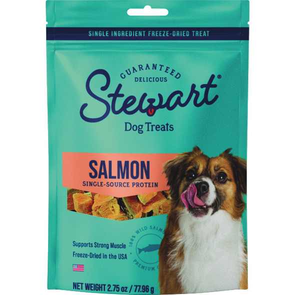 Stewart 2.75 Oz. Pouch Wild Salmon Dog Treat 400963