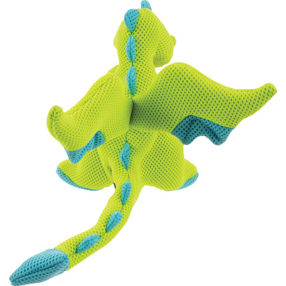 goDog Dragons Small Green Squeaky Plush Dog Toy 70643-98997-024 711140