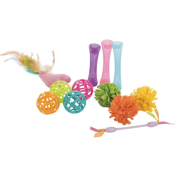 SmartyKat Smarty Stash Variety Pack Cat Toy (13-Pack) 09768-94997-024 734247