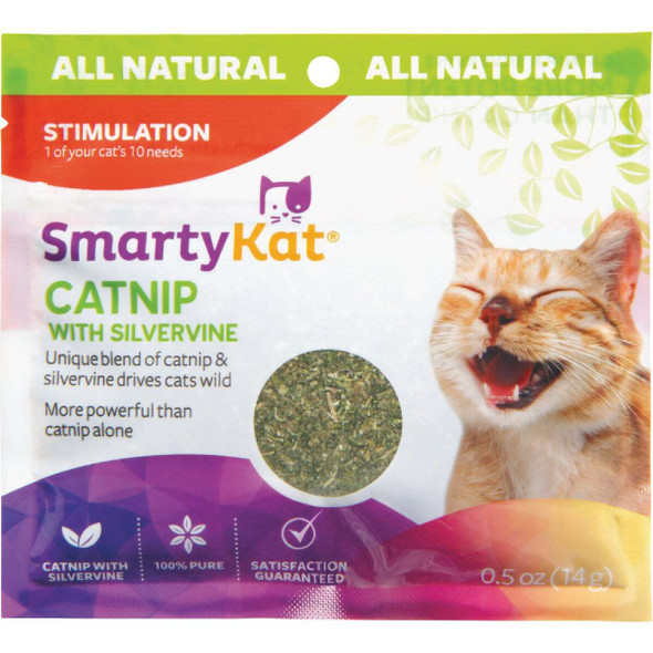 SmartyKat 0.5 Oz. Catnip with Silvervine 09063-99987-024