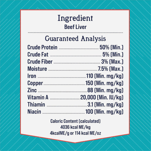 Stewart 4 Oz. Tub Freeze-Dried Beef Liver Dog Treats 400606 719713