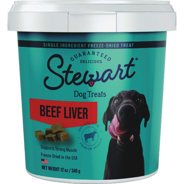 Stewart 12 Oz. Freeze-Dried Beef Liver Dog Treats 401412
