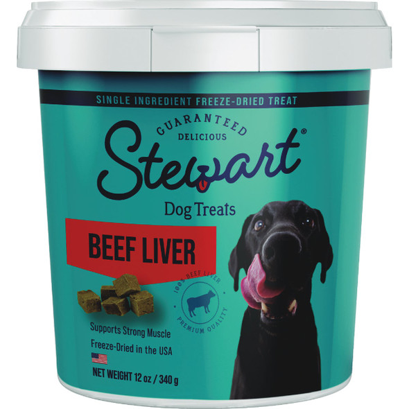 Stewart 12 Oz. Freeze-Dried Beef Liver Dog Treats 400606