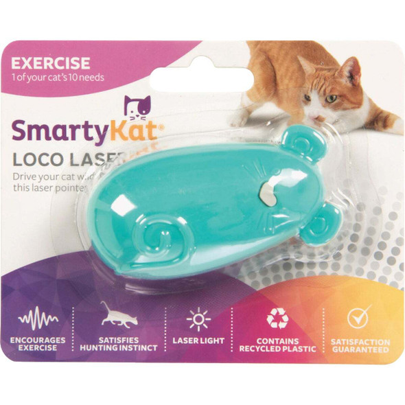 SmartyKat Loco Laser  Electronic Light Laser Cat Toy 09752-99857-024