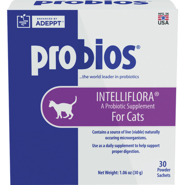 Probios Intelliflora Probiotic Cat Supplement (30-Count) CHR-805