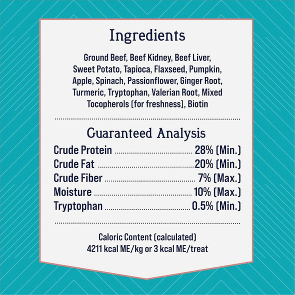 Stewart 4 Oz. Zen Beef & Pumpkin with Passionflower Freeze-Dried Dog Treats 405314 724124