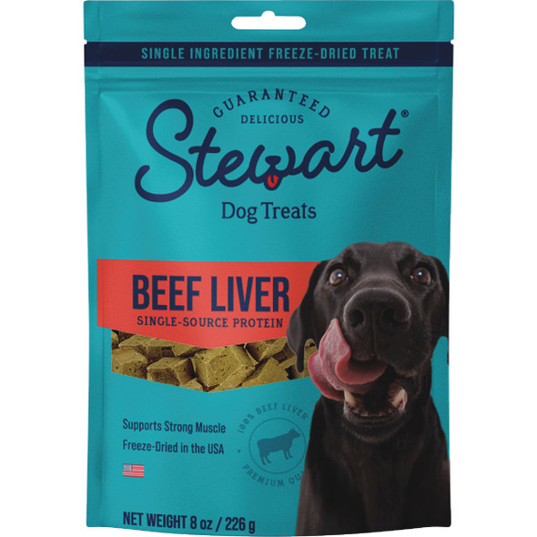 Stewart 8 Oz. Freeze-Dried Beef Liver Dog Treats 401926
