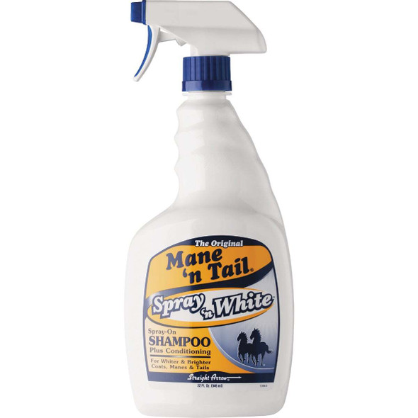Mane 'n Tail Spray 'n White 32 Oz. Spray-On Horse Shampoo 544876